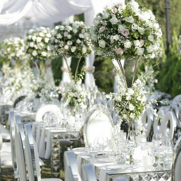 بخش های گل آرایی در باغ عروسی
