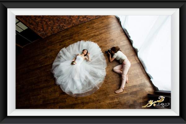 استایل عکاسی عروسی هوایی