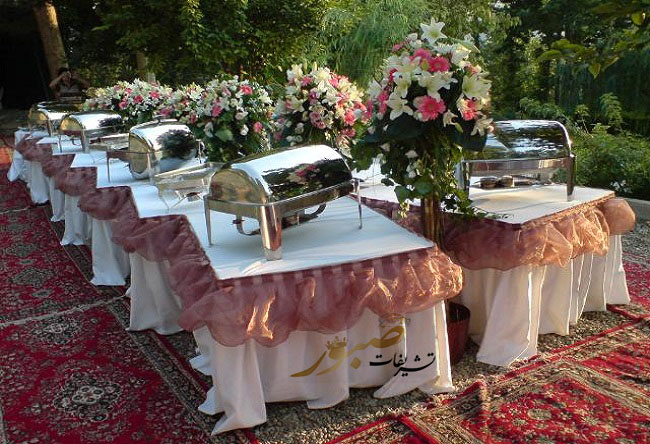 میز غذا-تشریفات عروسی صبور